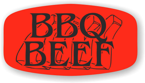 BBQ Beef  Label | Roll of 1,000