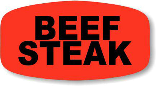Beef Steak  Label | Roll of 1,000