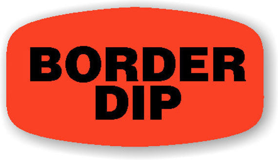Border Dip  Label | Roll of 1,000