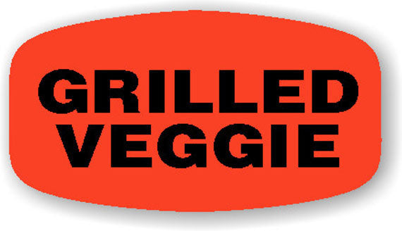 Grilled Veggie   Label | Roll of 1,000