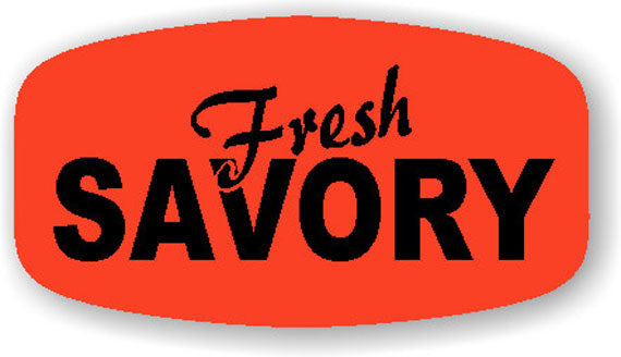 Fresh Savory Label | Roll of 1,000