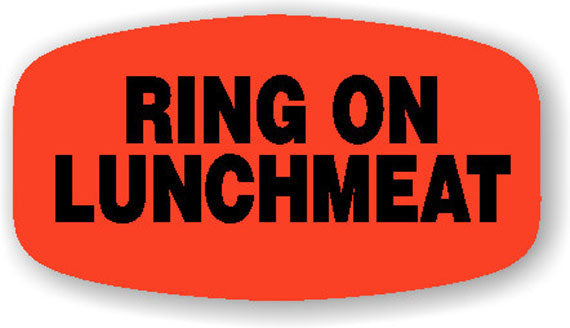 Ring on Lunchmeat  Label | Roll of 1,000