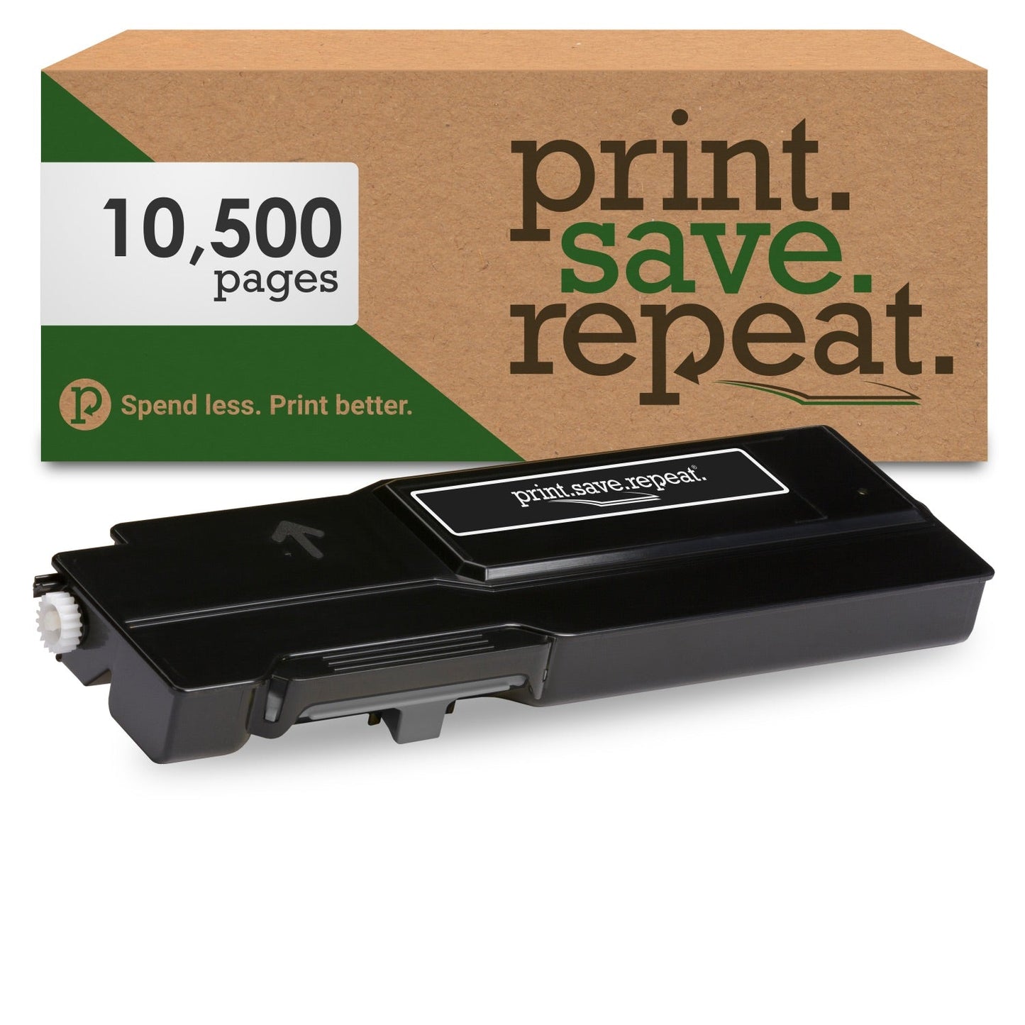 Print.Save.Repeat. Xerox 106R03524 Black Extra High Yield Remanufactured Toner Cartridge for VersaLink C400, C405 [10,500 Pages]