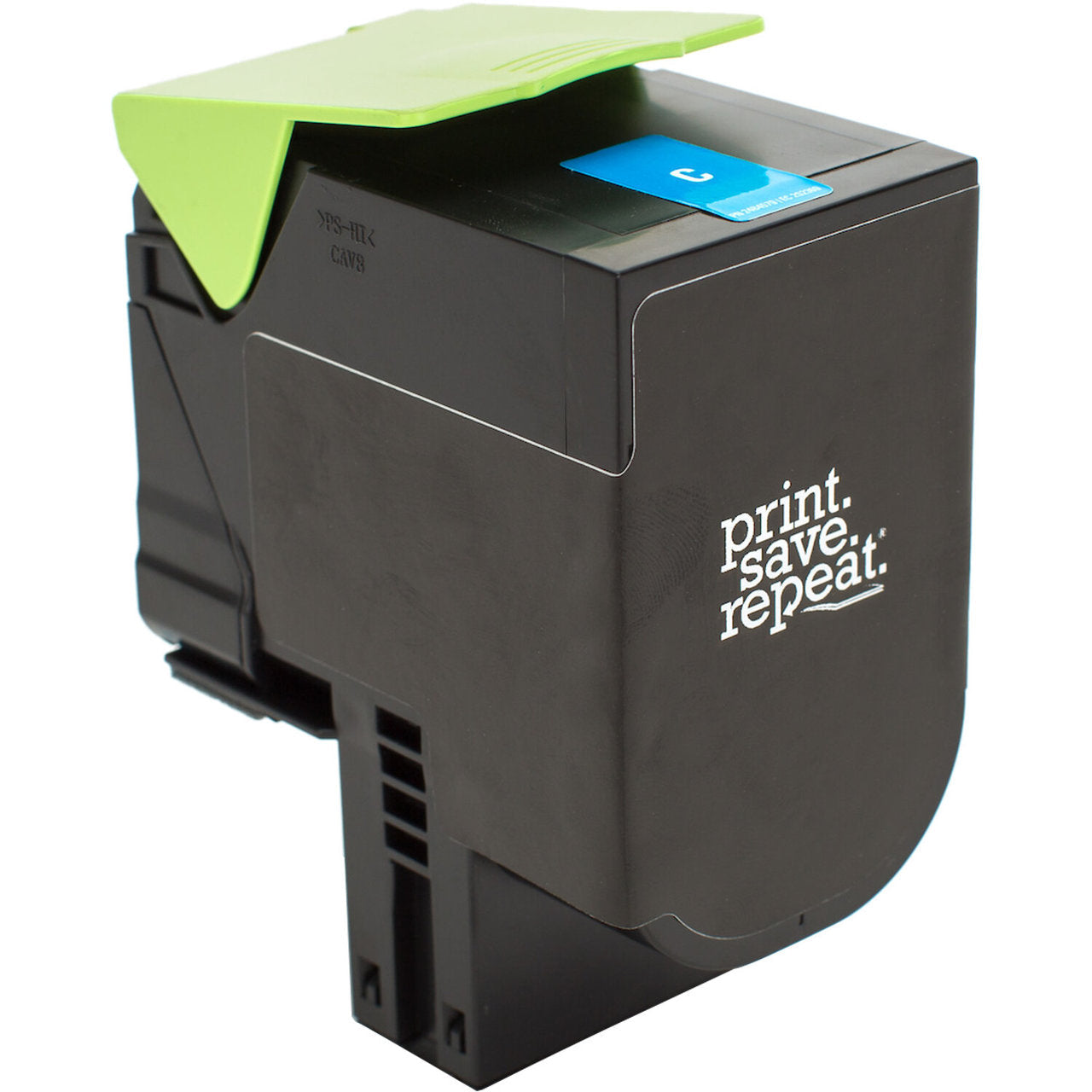 Print.Save.Repeat. Lexmark 71B0H20 Cyan High Yield Remanufactured Toner Cartridge for CS417, CS517, CX417, CX517 [3,500 Pages]