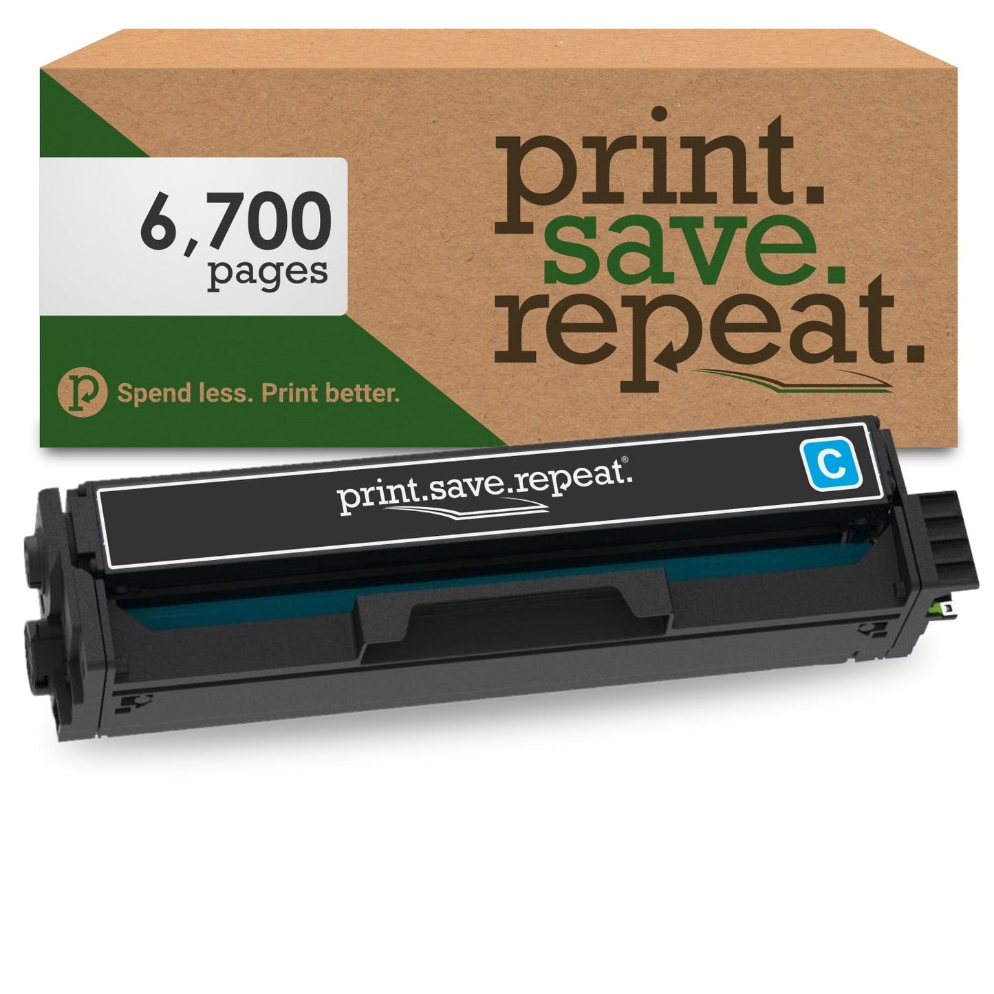 Print.Save.Repeat. Lexmark 20N1XC0 Cyan Extra High Yield Remanufactured Toner Cartridge for CS431, CX431 [6,700 Pages]