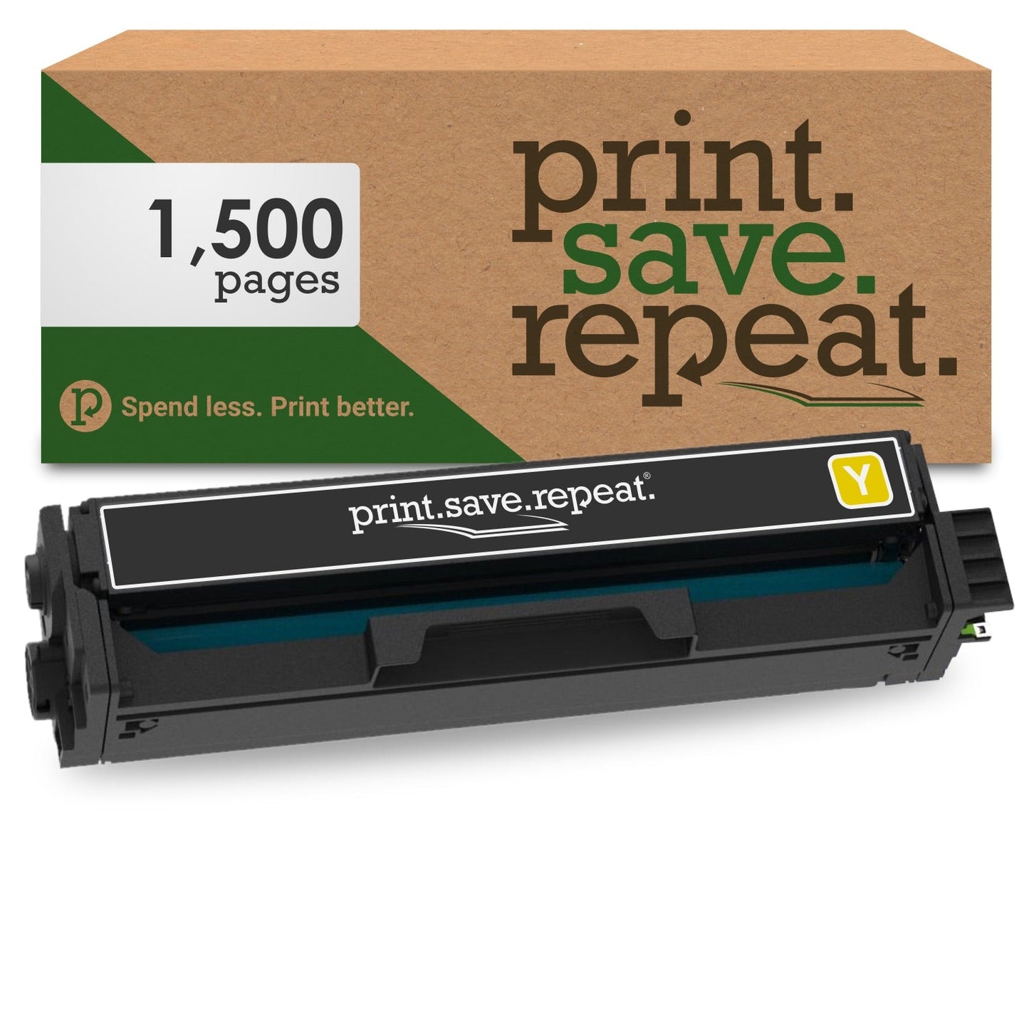 Print.Save.Repeat. Lexmark C3210Y0 Yellow Remanfuactured Toner Cartridge for C3224, C3326, MC3224, MC3326 [1,500 Pages]