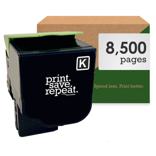 Print.Save.Repeat. Lexmark 78C1XK0 Black Extra High Yield Remanufactured Toner Cartridge for CS421, CS521, CS622, CX421, CX522, CX622, CX625 [8,500 Pages]
