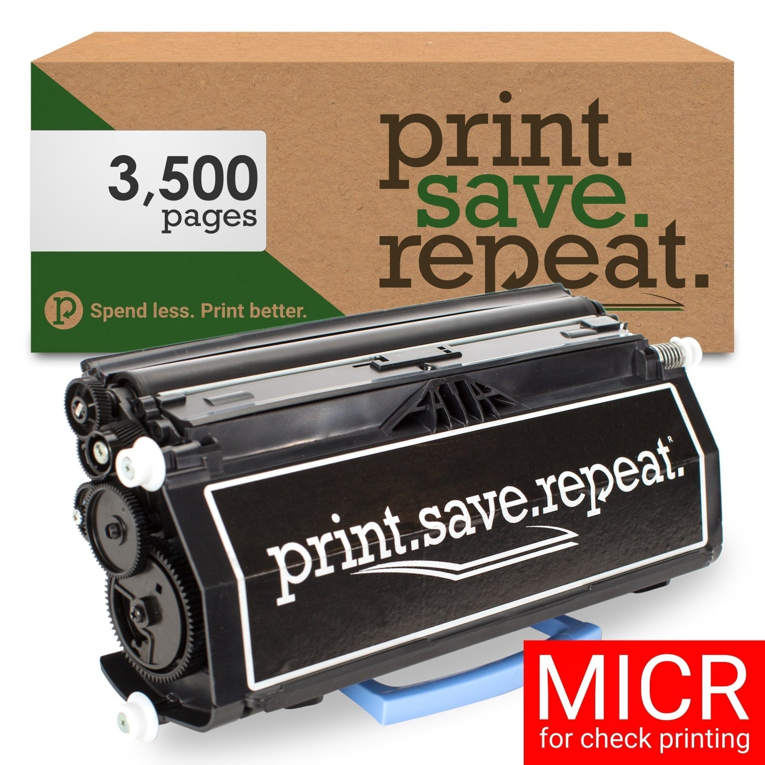 Print.Save.Repeat. Lexmark E260A11A Remanufactured MICR Toner Cartridge for E260, E360, E460, E462 [3,500 Pages]
