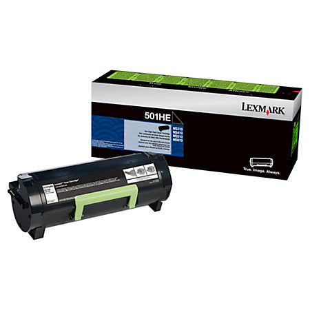 OEM Lexmark 501HE High Yield Toner Cartridge for MS310, MS312, MS315, MS410, MS415, MS510, MS610 [5,000 Pages]