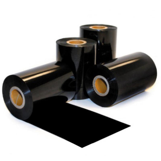 1.97"x600' Thermal Transfer Ribbons for HOTSTAMP Printers | Black Hot Stamp Foil | 1" Core | 24 Pack